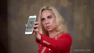 Aura Sin collects mafia debts through Monika Kenig's holes FLX008