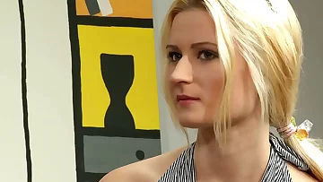 real shy blonde whore