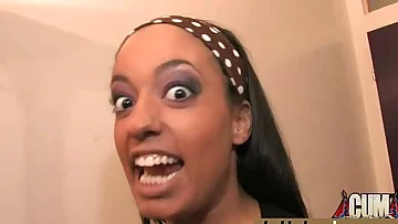 Ebony gangbanged interracial 9