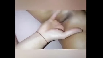 Fisting my wife's pussy and caboose