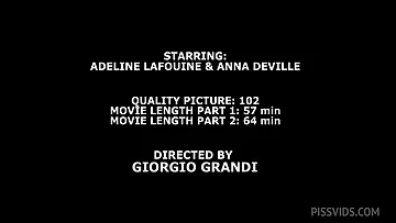 Adeline Lafouine VS Anna de Ville &num;2 Wet&comma; 6on2&comma; Fisting&comma; ATOGM&comma; DAP&comma; Gapes&comma; ButtRose&comma; Piss Drink&comma; Squirt Drink&comma; Drink GIO1989