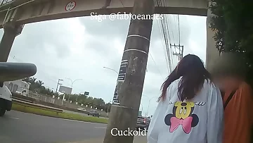 Horn challenge! Timid hotwife entering the cafe with ebony man as boyfriends and the cheating on the side. subtitled BBC