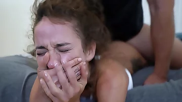 SHE THOUGHT THE SHOOT WOULD BE EASY - Big Weenie Ruins 18 Yo Tight Teenie Geisha Kyd