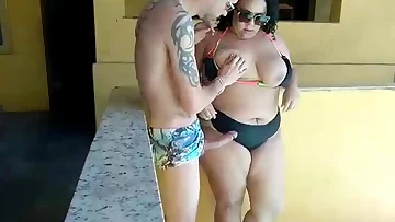 I fucked in front of general to round velvet mouth at the pool party liberal