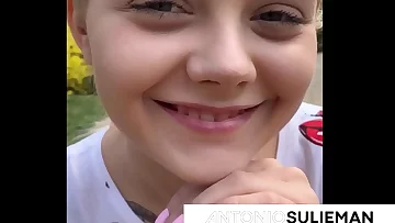 The 18 crying Russian girl fucked hard in the bum