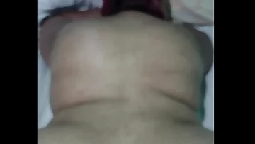 Rubbing the cock in the ass of the naughty bbw crown I've ever caught&period; Part 2