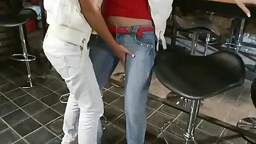 cute Blonde lesbians satisfying pussies