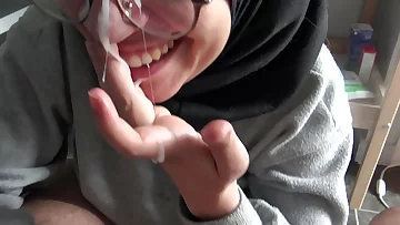 A Muslim girl is disturbed when she sees her teachers good-sized French cock