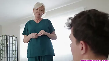 Stepgrandma Bree Austin determines to learn about massage therapy and her first customer is her stepgrandson Josh Rivers