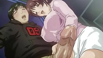 stepMom Jerk off her Step Son - Hentai Uncensored [Subtitled]