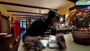 Fantastic Blonde Girl Gets Fucked Hard By Big black cock