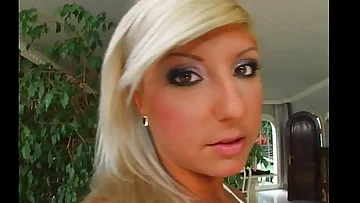 Ass Traffic Blonde romped anally by two big dick dudes