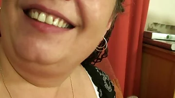 POV sex with mature plumper