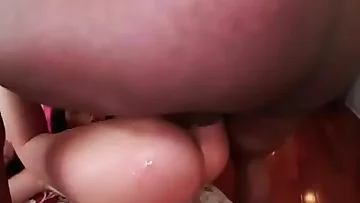 Big Dark-hued Cock Balls Deep In Amateur Brunette 3