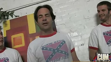 Steamy ebony chick love gangbang interracial 6