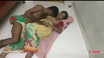 hindi telugu village duo making enjoy sultry super-fucking-hot lovemaking on the floor in saree