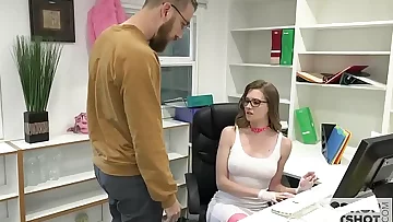 Wondrous Office Cockslut Gets Wrecked By Random Dude Off the Internet
