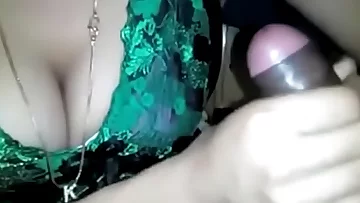 Indian damsel finger-tickling