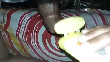 Yam-sized cupcakes desi wifey railing and tearing up with husband with noisy groaning