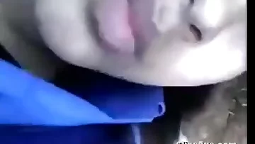 Desi dame with her paramour super-steamy shag outdoor sesh leaked off