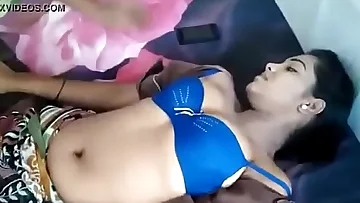 Desi Telugu Indian Dame enjoy fucky-fucky with homie