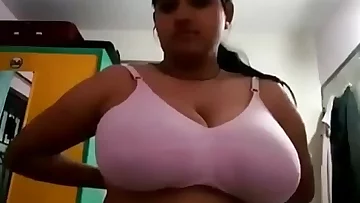 Steaming desi bhabhi demonstrating her fat fun bags