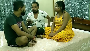 Indian torrid Gf collective with desi acquaintance for money&colon;&colon; With Hindi audio