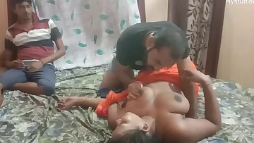 Smallish cock hubby sharing his wifey with brother&period;&period;&period; jizz inwards her pussy&excl;&excl;
