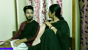 Indian teenager dude astounding hook-up with red-hot stepmother&excl;&excl; Indian unspoiled taboo hook-up with clear audio