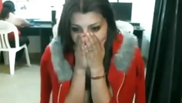 Indian Doll Gets Bare In Internet Cafe