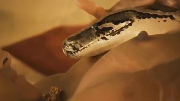 Sacred Snake Serpent Rising Cougar