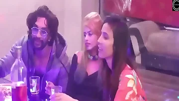 Scorching Desi Indian honeys gang romp bday soiree web series