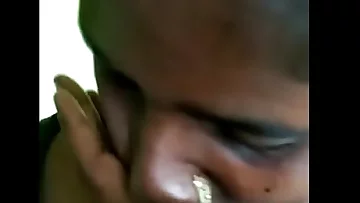 Indian village maid blowing