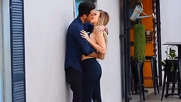 Smooching random honies in public