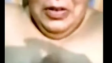 Indian Aunty Oral job And Jizz flow on Face