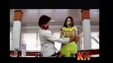 Tamanna baps pressed and caress by SJ Surya