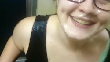 Blowjob for stranger on teach