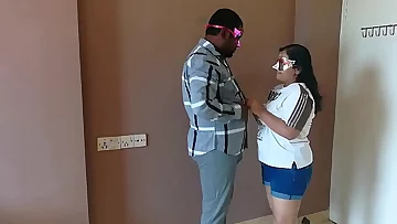 Indian cougar aunty shanaya boned in standing pose