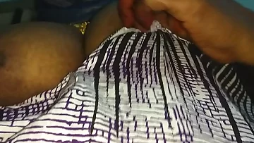 desi indian tamil aunty telugu aunty kannada aunty malayalam aunty hindi bhabhi crazy hotwife wifey vanitha dressed in  nighty displaying yam-sized tits and trimmed snatch lips press rigid tits press nipple petting snatch getting off