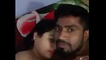 Stunning Indian chick with boyfriend