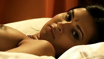 Super-cute Dark-haired On The Indian Ritual