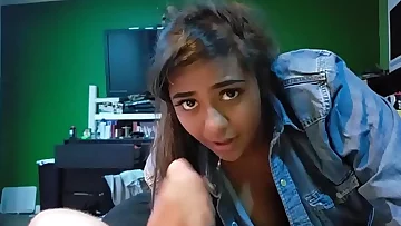 MissRai&sol;RaiBlue - Indian teenie Point of view oral pleasure