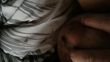 Frolicking with s&period; wifey titties