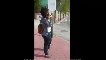 Risky Blowob on Bus and Showcasing Milk cans