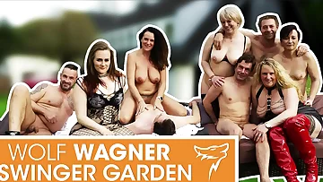Swinger Party! Red-hot German Cougars get pulverized by random men! WolfWagner.com
