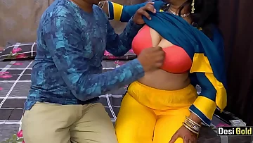 Indian Aunty Pounded For Cash With Clear Hindi Audio