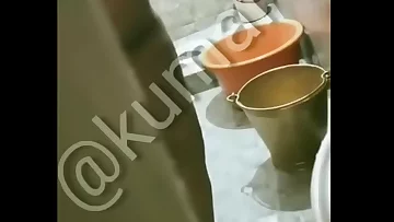 Tamil Stepson Peeking&comma; Mommy Displaying Globes In Shower Vid 2