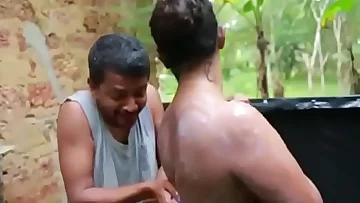 Desi Bhabhi Bare Breasts Pressed Stiff by Elder Dude Flick