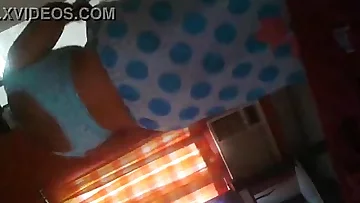 neighbour aunty dressing up after super hot sesh