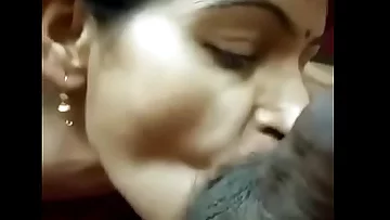 Wifey deep throating my hard-on and ball sack moans to pulverize her in butt